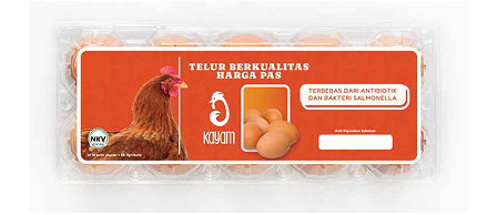 Kemasan Retail Telur Negeri